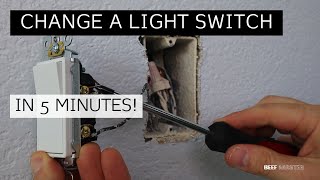 how to change a lightswitch