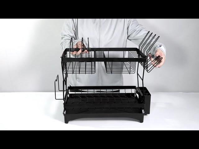 ACMETOP Dish Drying Rack, Extendable Dish Racks