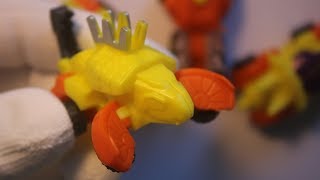 Orange Yellow Mini Transformation Dinosaurs Robot Car