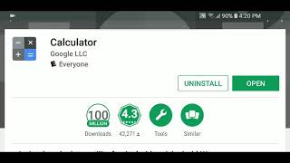 Android app of the day Google Calculator app version 7.5 screenshot 3