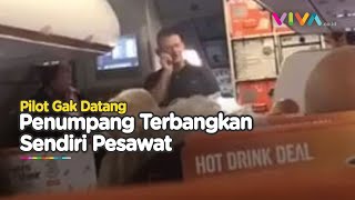 Geregetan Pilot Delay, Penumpang Kendarai Pesawat ke Spanyol