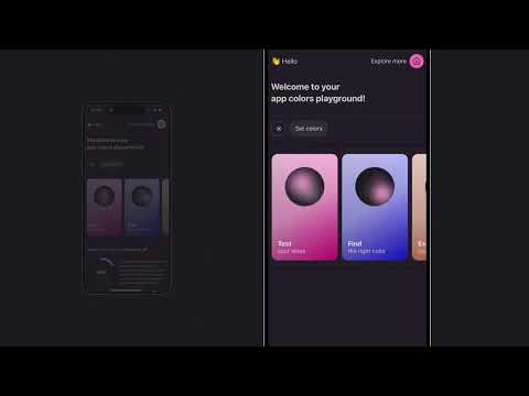 ColorsApp Card Blurry Circles Animation ✦ React Native ✦ makeitanimated.dev