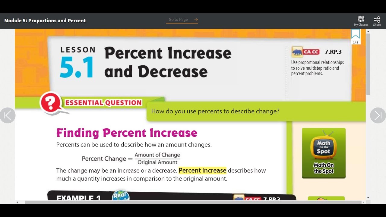 Introduction to Percent Increase and Decrease - YouTube