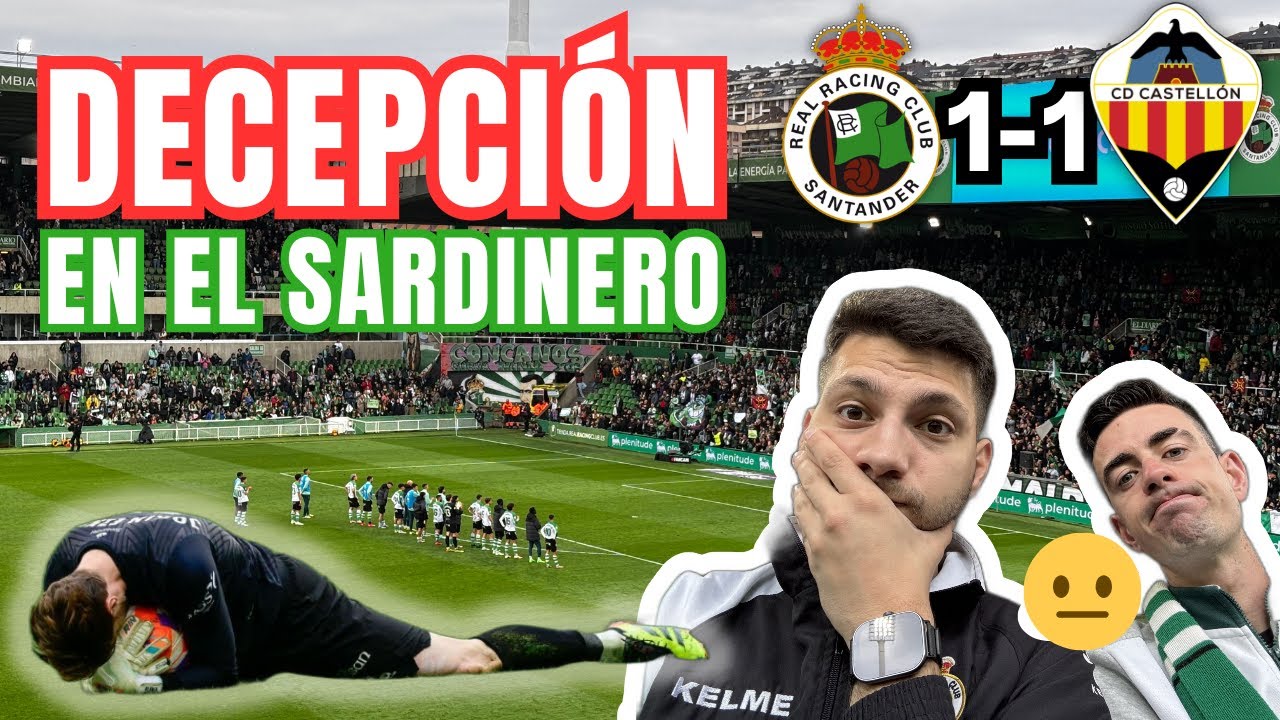 RACING - CASTELLÓN︱Se escapa el ascenso directo - REACCIONES Y ...