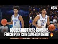 Cameron & Cayden Boozer Shine in Debut at Cameron Indoor π
