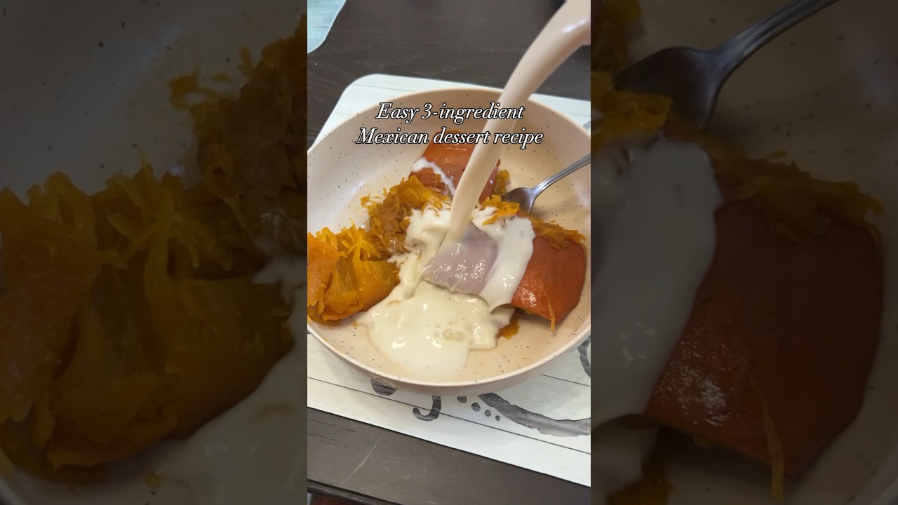 Traditional Mexican pumpkin dessert 