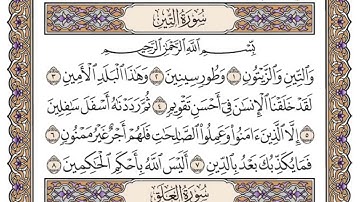 سورة التين كاملة الشيخ ياسر الدوسري