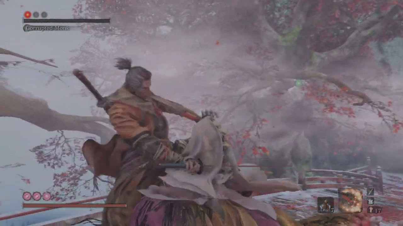 Sekiro - Corrupted Monk Boss Fight