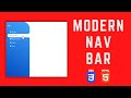 How to Create Side Navigation Bar using HTML and CSS | HTML CSS Tutorial