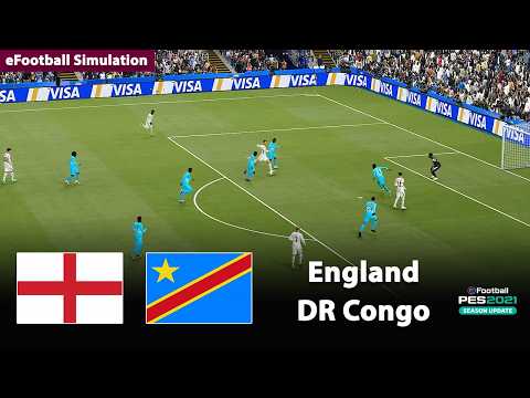 England vs Congo DR | eFootball PES21 Simulation thumbnail
