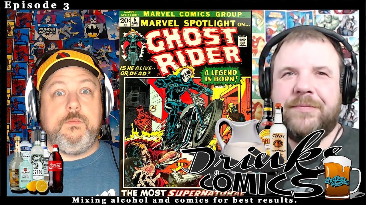 Ghost Rider a White Russian and a Long Island Ice Tea