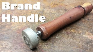 Turning Wood Handle for the Branding Iron + Lag Bolt Hack on the Metal Lathe
