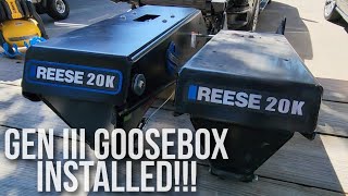 GEN III REESE Goosebox Installed on our Fifth Wheel RV!