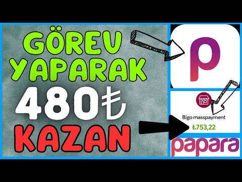 Görev Yaparak Papara İle 480₺ Kazan 🤑💰(ÖDEME KANITLI VİDEO)- İnternetten Para Kazanma Yolları 2023