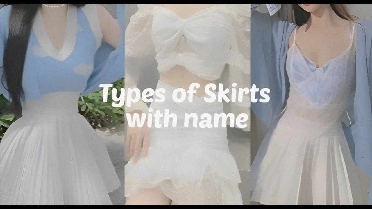 Types of skirts for girls with name 🌷 Skirts for girls with names