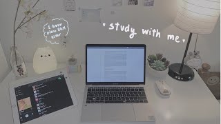 1 HOUR study with me | soft kpop piano BGM (ft. IU, treasure, svt, bts, red velvet etc.) screenshot 4