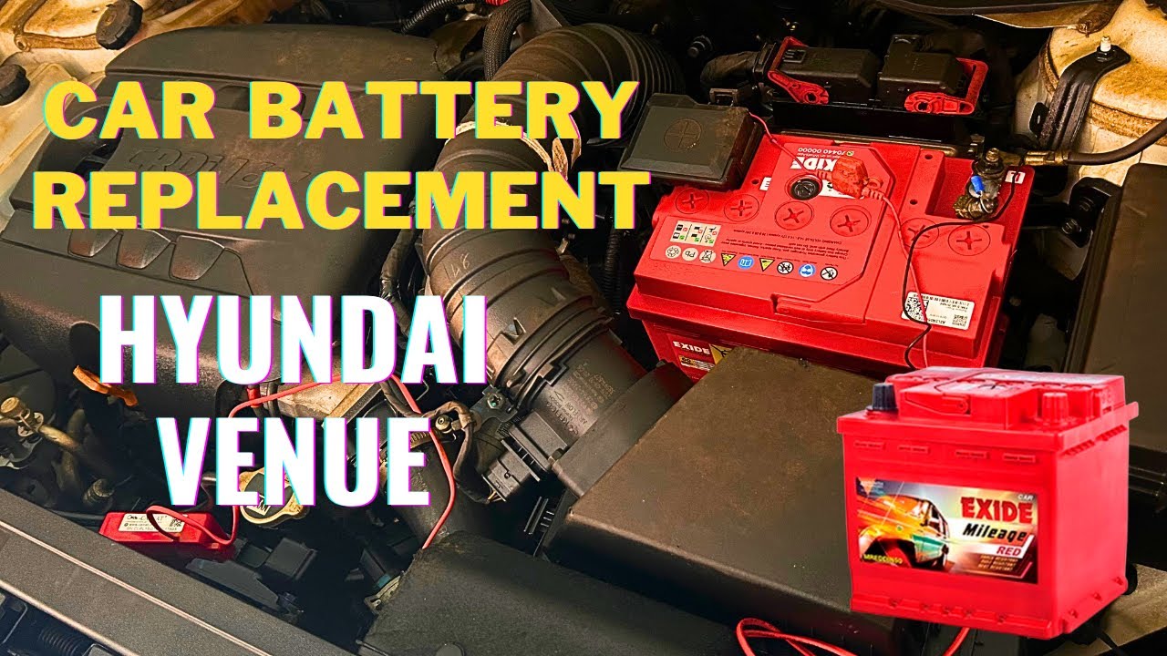 BATTERY REPLACED IN HYUNDAI VENUE how to remove car battery and save