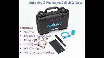 Unboxing & Reviewing Cell LINQ Meter/Scanner 3G/4G LTE Site Survey RF Tool