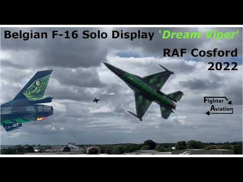 F-16 DISPLAY - 2022 - (BELGIAN DREAM VIPER) -  [4K]