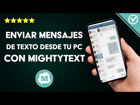 Cómo Enviar SMS o Mensajes de Texto Desde mi PC o Móvil con MightyText
