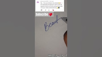 Write your name in Comments|Beauty Done!#ytshort #namesignature #challenges #caligraphy