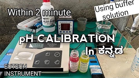 pH meter calibration in kannada with simple method #labinstruments #science #educationalvideo