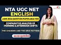 June 2024 NTA UGC NET English | Comparative Analysis | Morning &amp; Afternoon Shifts | Apple B Academy