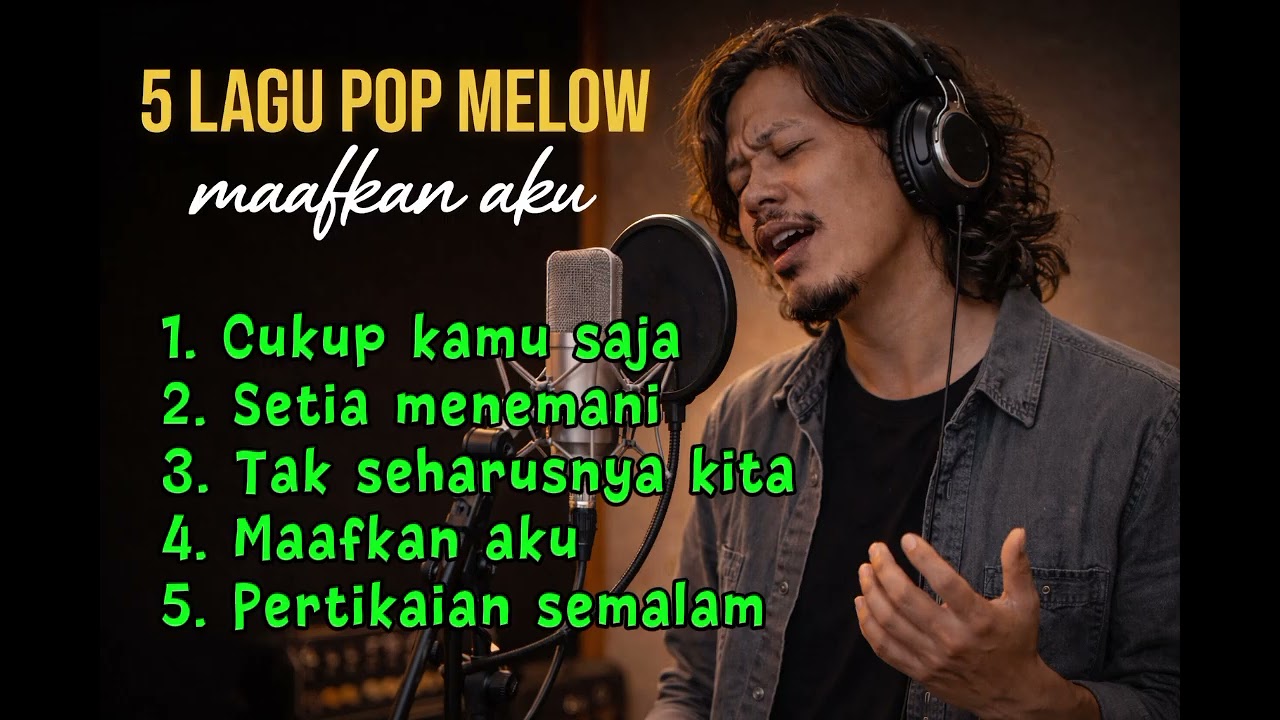 5 Lagu pop melow romantis||maafkan aku