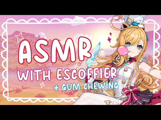 Relaxing Gameplay Genshin Impact ASMR | Gum Chewing and Up-Close Whispering