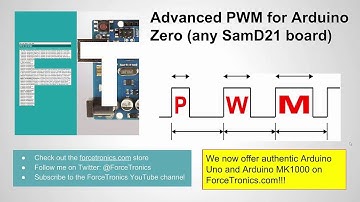 Advanced PWM for Arduino Zero or any Atmel SAMD21 Based Arduino Board