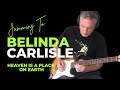 Jamming to Belinda Carlisle Heaven Is A Place On Earth | Improvisation Guitar Instrumental