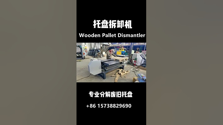 Wooden Pallet Dismantler