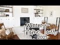 Winter Home Tour 2021 - Cozy Winter Decorating Ideas - Simple, Neutral Home Decor