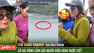 Xúc động hình ảnh cô giáo dũng cảm lao mình xuống sông cứu học sinh đuối nước | Cư dân mạng | ANTV