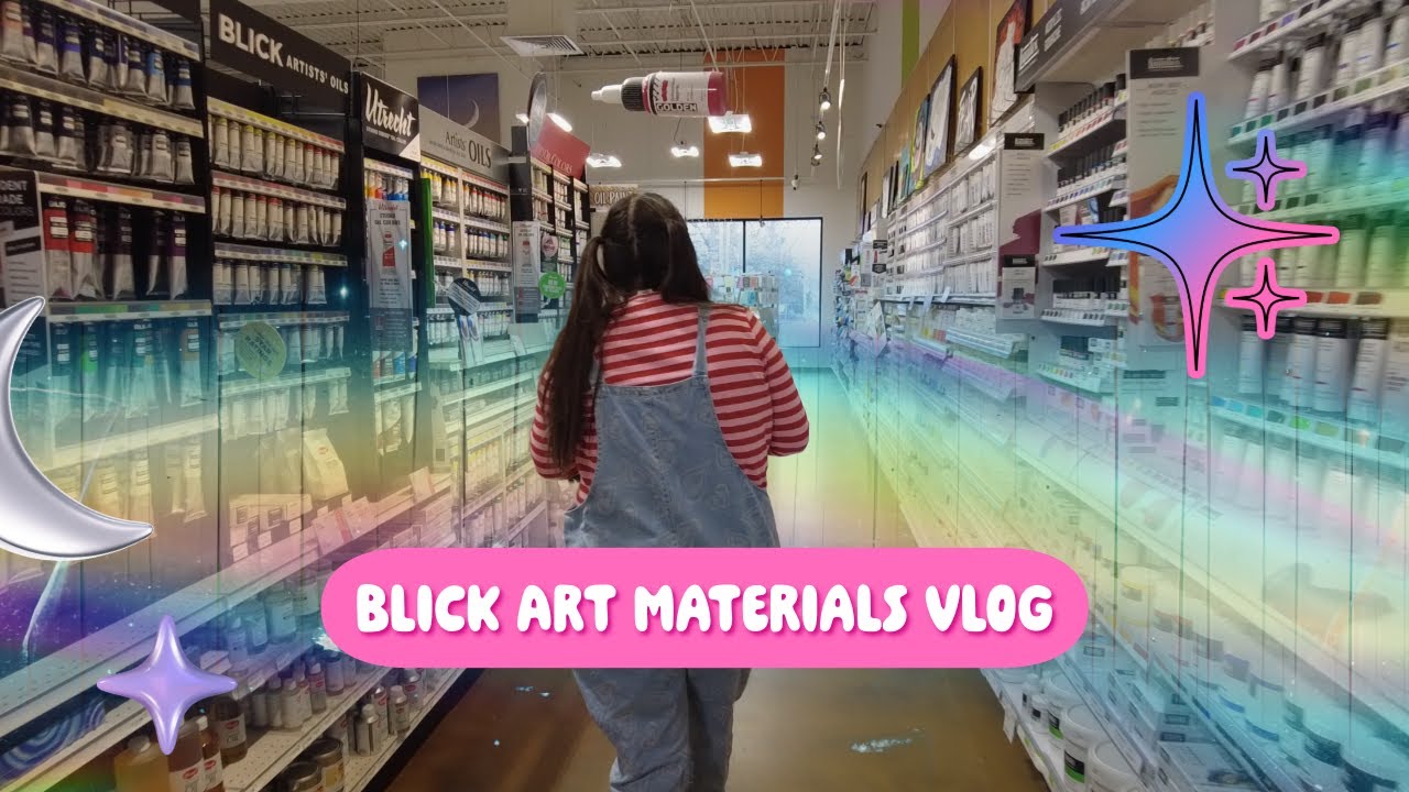 Blick Art Materials Shopping Vlog!