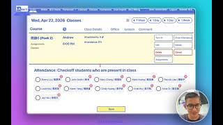 UlearnApp's School Class Calendar Display