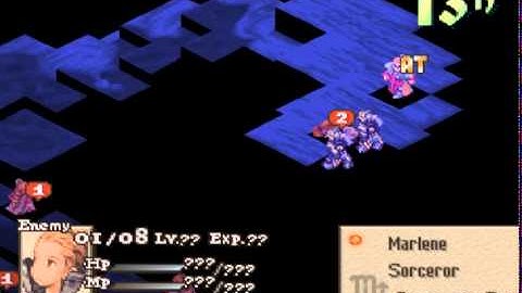 FFT 1.3 Deep Dungeon - END Sorcerer and Divine Knights Part 1