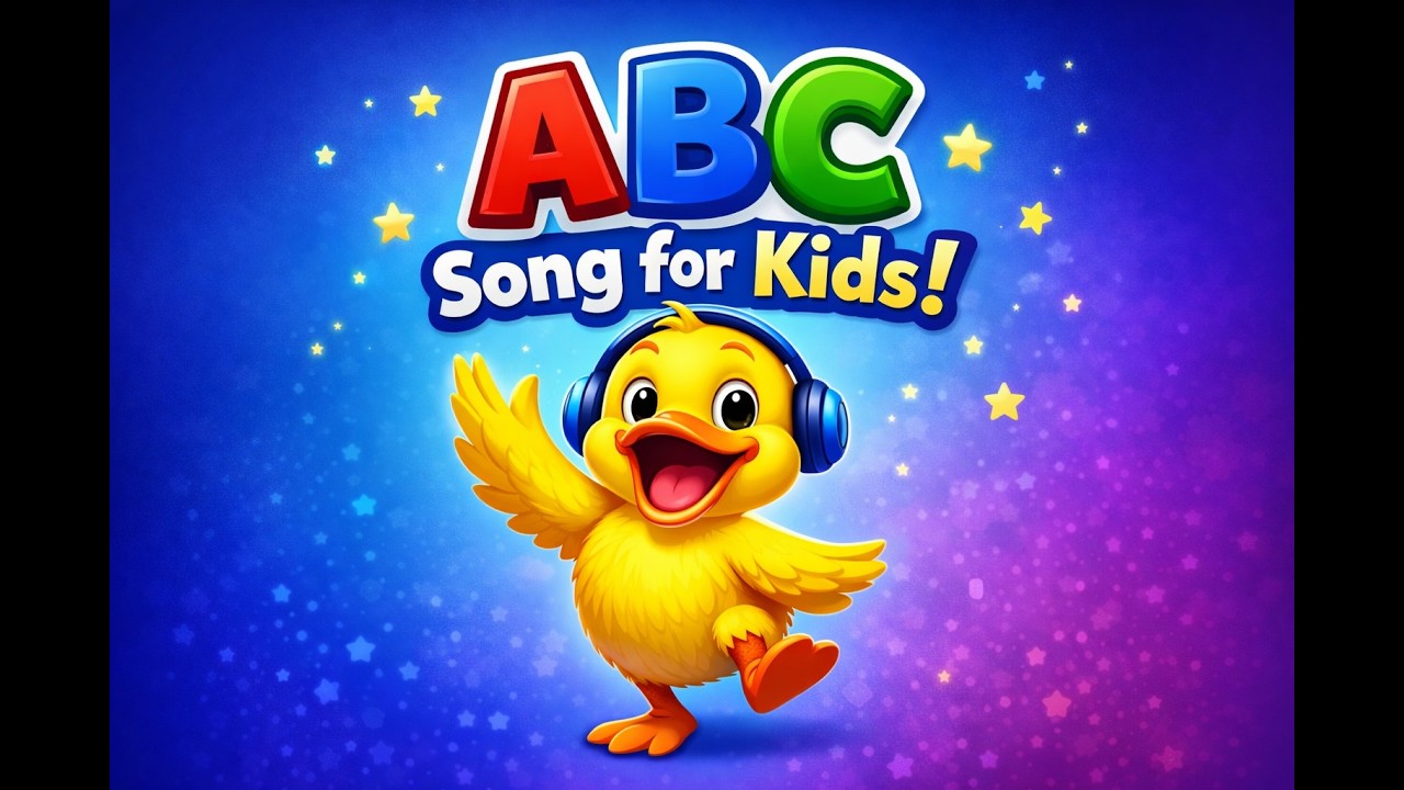 ABC Song with Dancing Duck 🦆 | Fun Alphabet for Kids