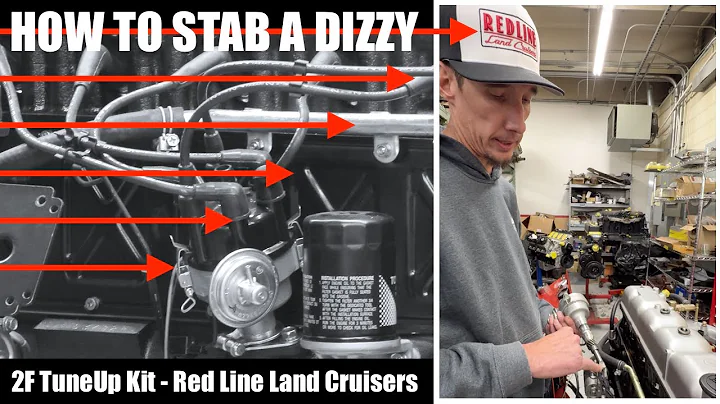 How To Stab an FJ40 Dizzy - 2F Distributor Installation - Red Line Land Cruisers