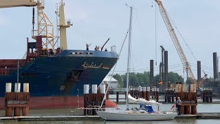 Sailing a Folkboat from U.K. to Denmark across the North Sea and through the Kiel Canal