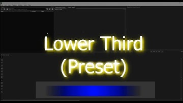 Make Lower Third Preset | Olive Editor | Free Video Edit 2019