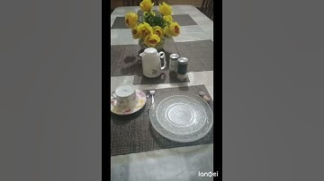 how to set breakfast table