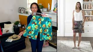Attitudes by Renee Printed Pull-On Shorts with Pockets on QVC