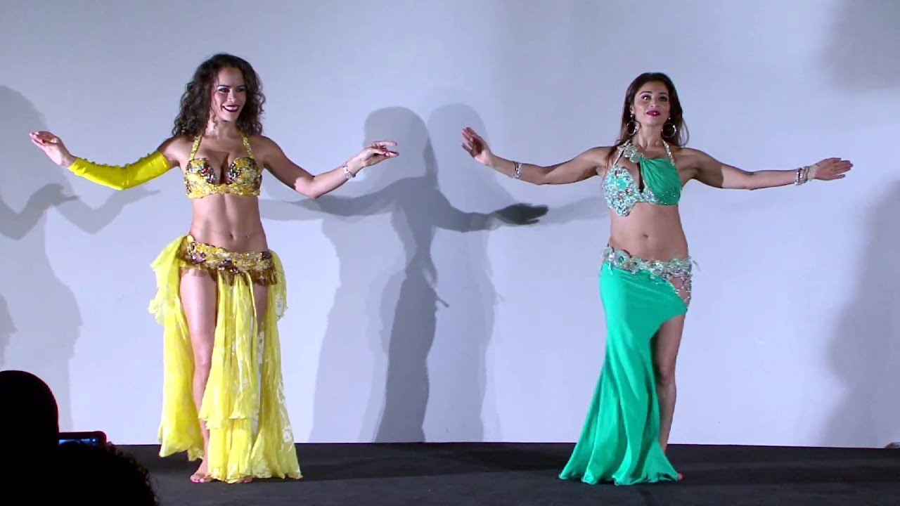 Najla Ferreira & Martina Cancio Duet Performance at the Oriental Dance Festival Dubai 2015