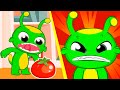 🍅Groovy The Martian chases a delicious and healthy tomato learning the basic emotions