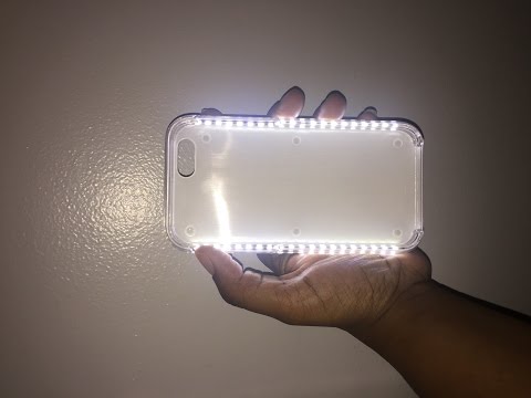 iPhone 6/6s Selfie Light Up Case UNPACKING / REVIEW from AMAZON!!!
