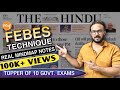 How to Read Newspaper for UPSC ,Make NOTES & Improve English by IES A.S Pandit| The Hindu