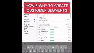 How to create email segments with Shopify? (2 min. Tutorial)