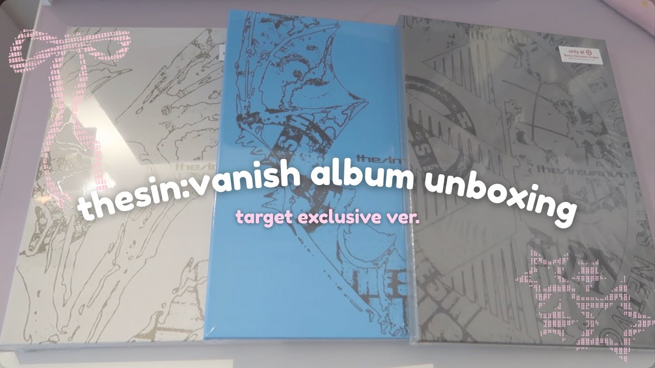 ENHYPEN thesin:vanish album unboxing [target exclusive] - YouTube