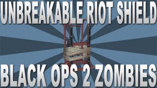 Black Ops 2 Zombie Glitches: Unbreakable Riot Shield (Invincible)